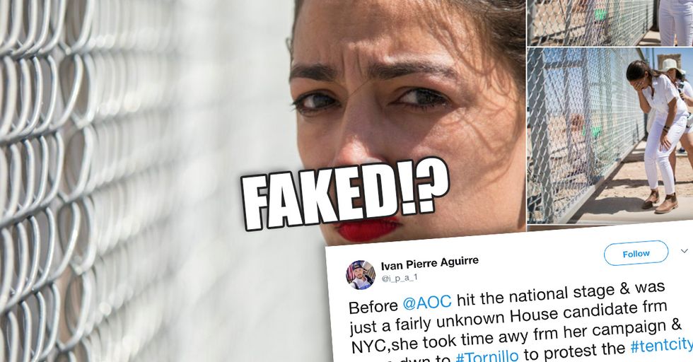 Those AOC Photos of Her Crying for Detained Children are Completely ...