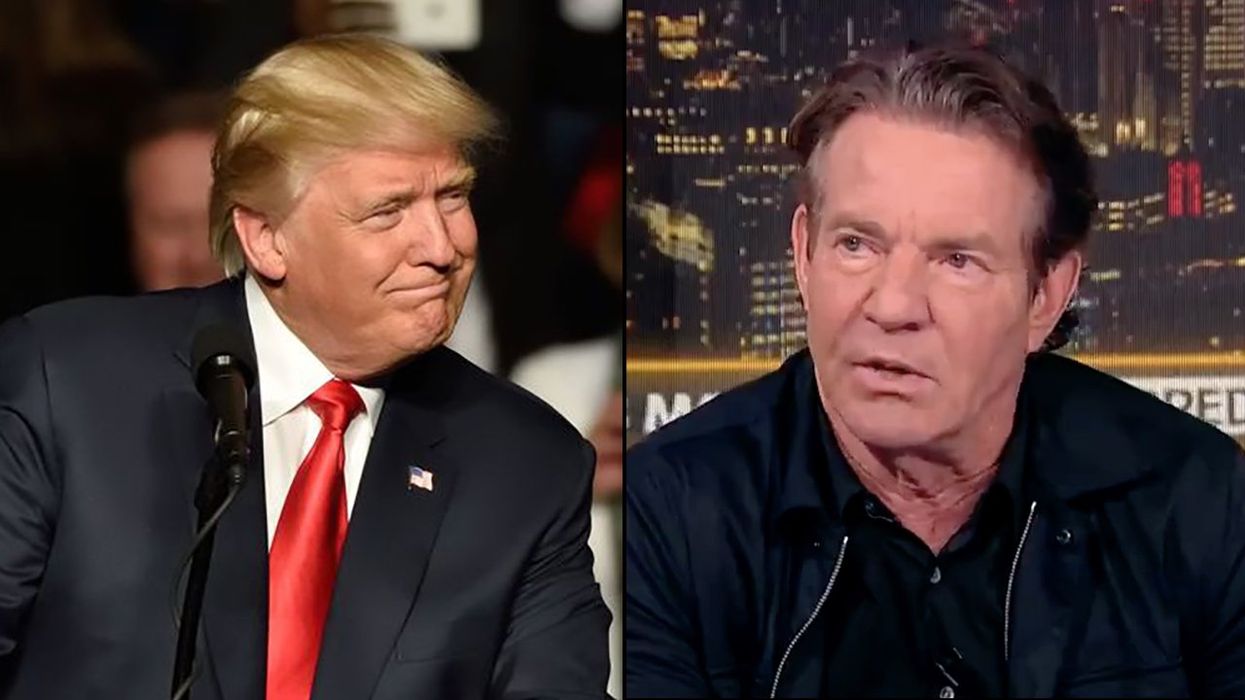 "Reagan" actor Dennis Quaid lays out why he's all aboard the Trump Train: "People say he's an a**hole..."