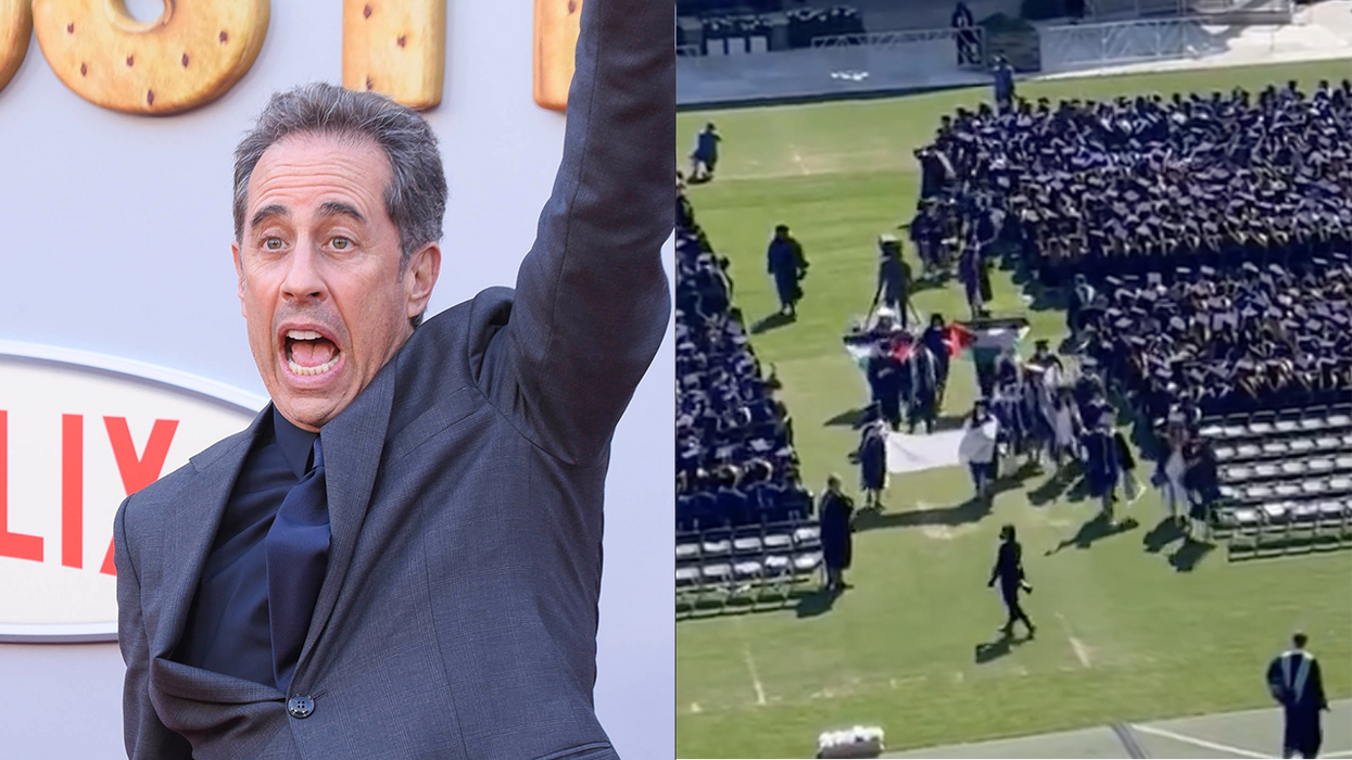 Watch as these anti-Israel schmucks stage walkout at Duke's graduation over the Jewish speaker: Jerry Seinfeld