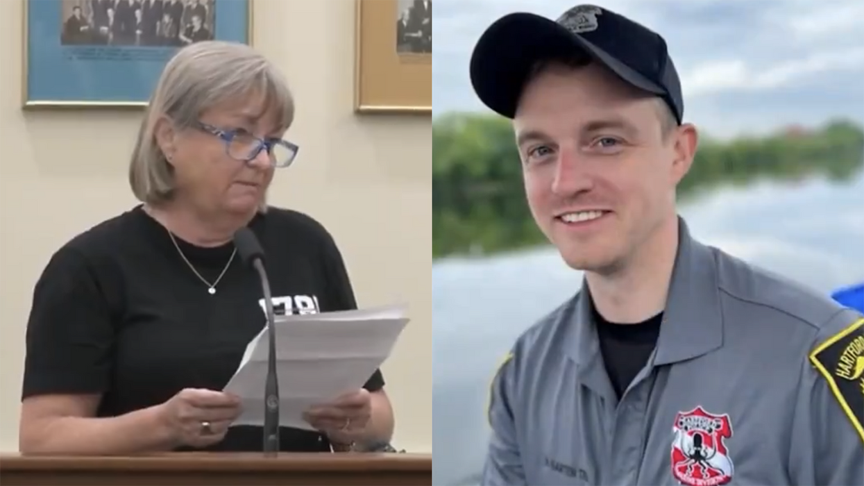 Watch: Family of fallen officer confronts woke mayor who flew Pride flag instead of police flag honoring his sacrifice