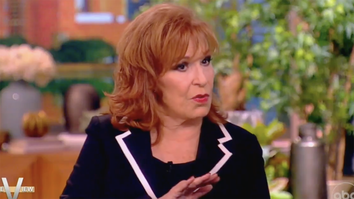 Watch: Dingbat Joy Behar claims Trump will have "The View" taken off the air, effectively endorses him for president