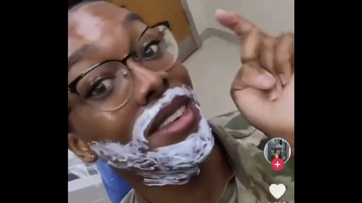 Watch: Trans TikToker about America's DEI military paying for his botox, laser hair removal